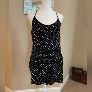 Vintage Forever 21 Polka Dot Romper Summer Fall Fashion